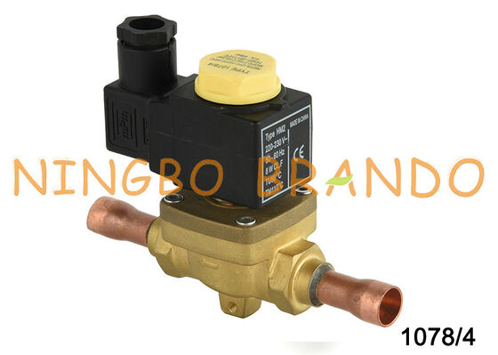 Válvula Solenoide tipo Castel 1/2'' Soldadura 1078/4 1078/4A6 1078/4A7 24V 110V 220V