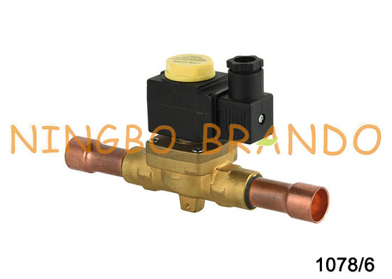 Válvula Solenoide de refrigeración tipo Castel 1078/6A6, 3/4 pulgadas, 24V, 110V, 220V