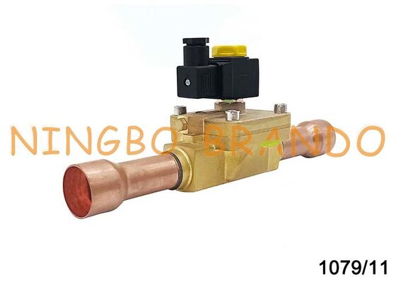 Válvula Solenoide para Congelador de Aire Acondicionado Castel Tipo 1079/11 1-3/8'' Normalmente Cerrada