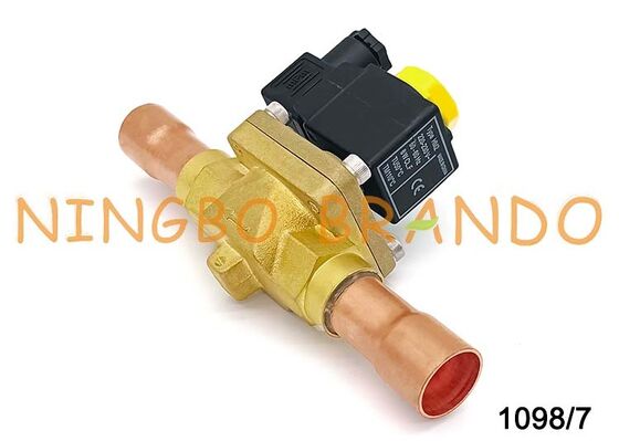 1098/7 Tipo Castel Válvula de solenoide normalmente cerrada 7/8"" Soldadora 1098/7A7