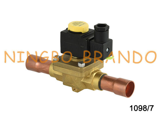 1098/7 Tipo Castel Válvula de solenoide normalmente cerrada 7/8"" Soldadora 1098/7A7