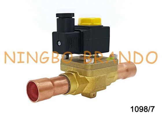 1098/7 Tipo Castel Válvula de solenoide normalmente cerrada 7/8"" Soldadora 1098/7A7