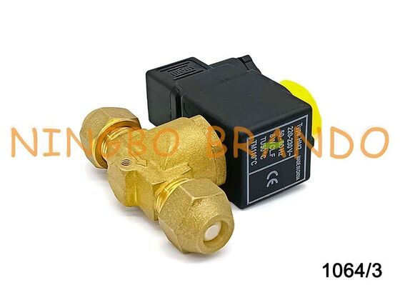 1064/3 Tipo de válvula de solenoide Castel 3/8' Flare 1064/3A7 para la refrigeración