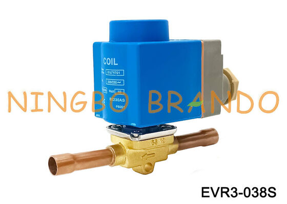 Válvula Solenoide Danfoss Tipo 032F1204 EVR 3 3/8 in Soldadura NC