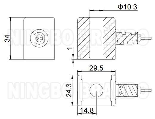 Bobina de solenoide para calentador de combustible WEBASTO Thermo E / PLUS