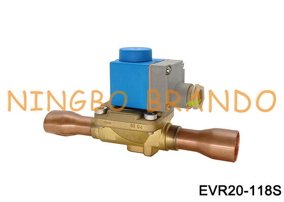 Válvula solenoide Danfoss tipo EVR 20 1-1/8 pulgadas ODF NC 032L1244