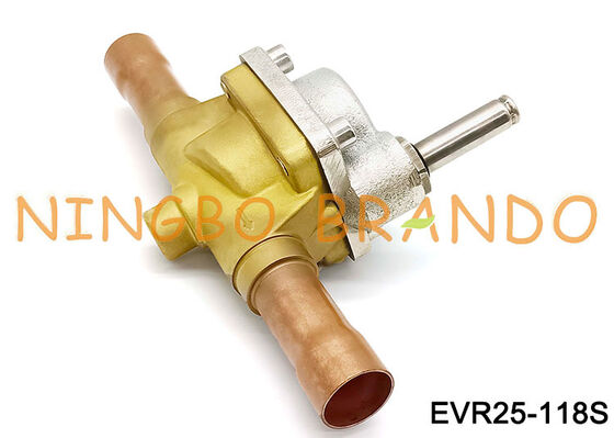 Danfoss Tipo 032L2201 Válvula Solenoide EVR 25 Soldadura ODF 1 1/8 pulg.