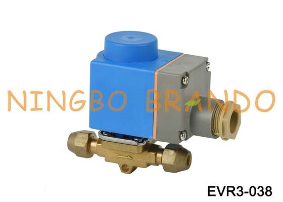Electroválvula Danfoss Tipo EVR 3 NC Acampanada 3/8'' SAE 032F8116