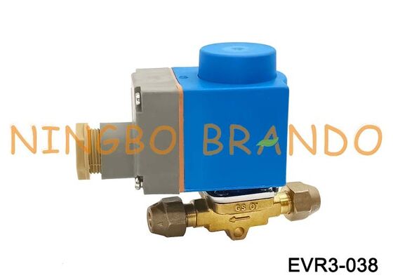 Electroválvula Danfoss Tipo EVR 3 NC Acampanada 3/8'' SAE 032F8116