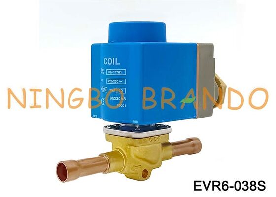 Válvula Solenoide Danfoss Tipo 032F1212 EVR 6 3/8'' Soldadura