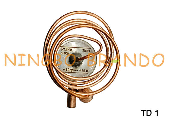 Válvula de expansión termostática Danfoss Tipo TD1 R134a R22 R407C R404A