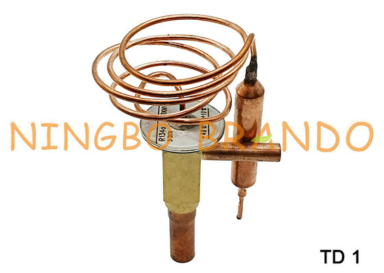 Válvula de expansión termostática Danfoss Tipo TD1 R134a R22 R407C R404A
