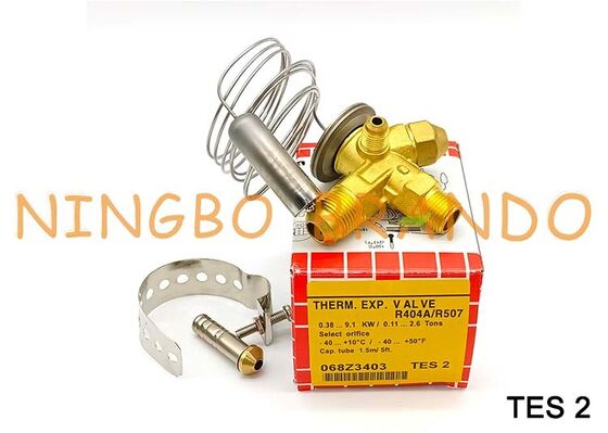TES2 068Z3403 R404A/R507 Válvula de expansión termostática TES 2