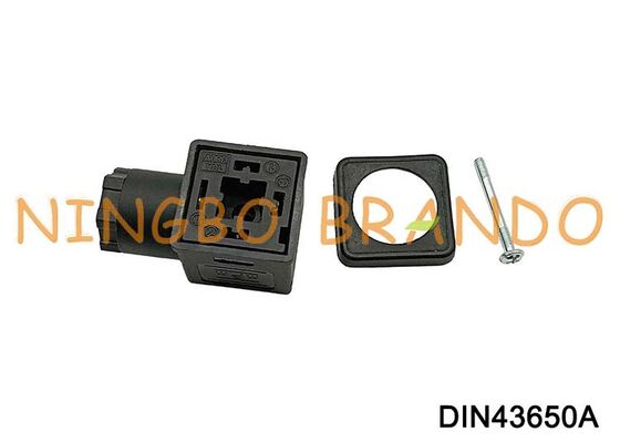 Conector de bobina de solenoide DIN43650A 18 mm 3 PIN DIN 43650 tipo A