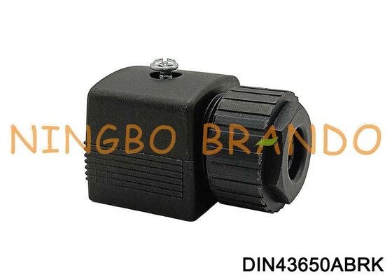Conector de enchufe de cable de bobina de solenoide tipo 2508 DIN43650A 18 mm DIN 43650 tipo A
