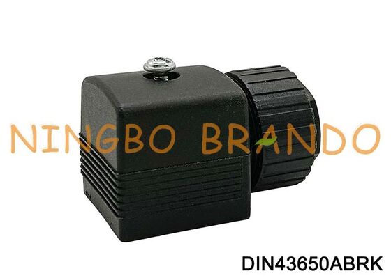 Conector de enchufe de cable de bobina de solenoide tipo 2508 DIN43650A 18 mm DIN 43650 tipo A