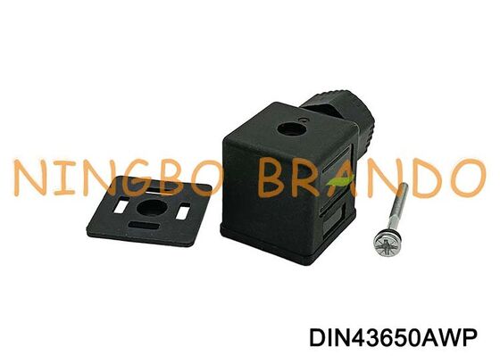 Conector de bobina de válvula solenoide impermeable DIN43650A IP67