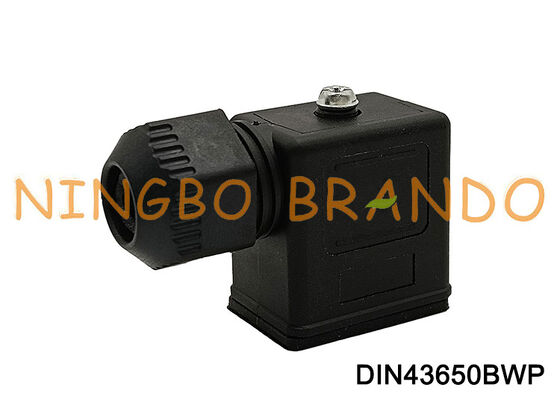 Forma B del estruendo 43650 del conector IP67 de la bobina de la válvula electromagnética impermeable de DIN43650B