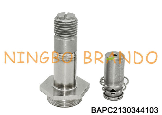 Tipo tubo del émbolo del solenoide del NC de la manera de la armadura 2 de la válvula electromagnética y base del hierro del GC