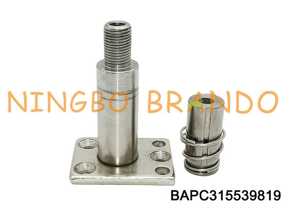 Tubo de émbolo de acero inoxidable de armadura de válvula solenoide con sello NC NBR de 3/2 vías