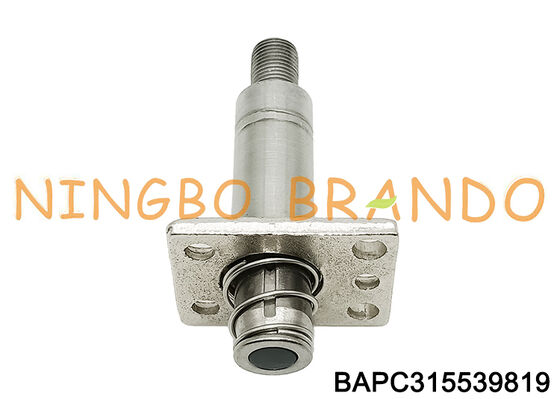 Tubo de émbolo de acero inoxidable de armadura de válvula solenoide con sello NC NBR de 3/2 vías
