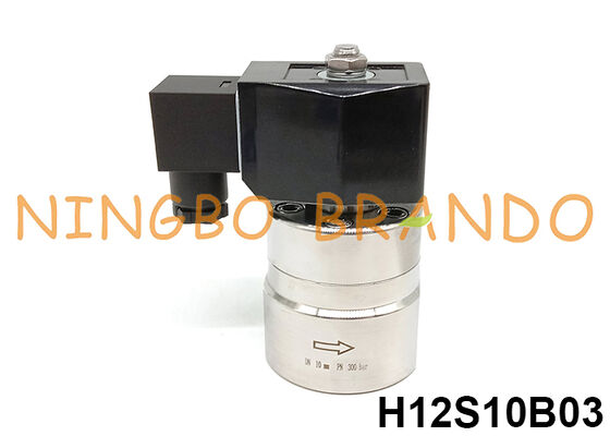 Válvula de solenoide de alta presión de 300 bar 3/8'' 220V 110V 24V 12V