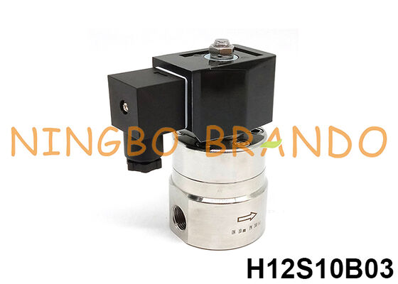 Válvula de solenoide de alta presión de 300 bar 3/8'' 220V 110V 24V 12V