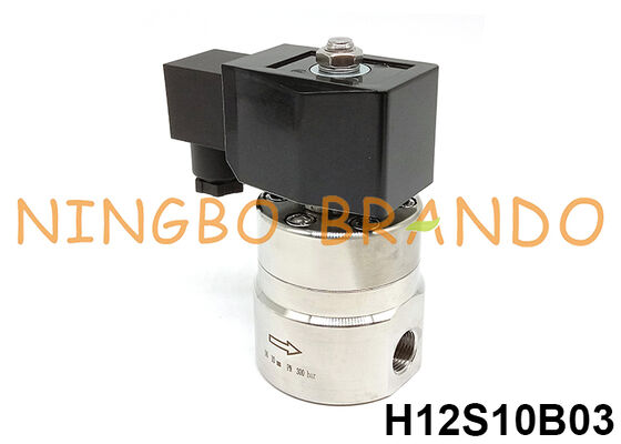 Válvula de solenoide de alta presión de 300 bar 3/8'' 220V 110V 24V 12V