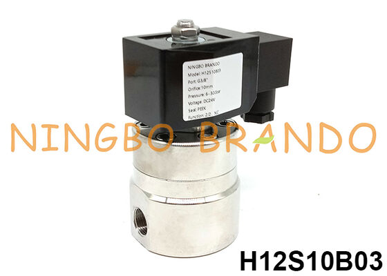 Válvula de solenoide de alta presión de 300 bar 3/8'' 220V 110V 24V 12V