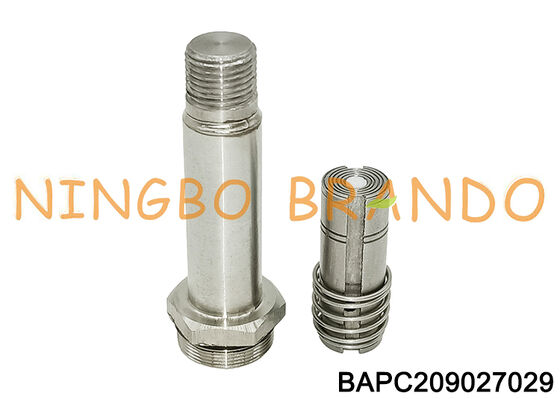 Conjunto de armadura de solenoide de acero inoxidable 304 normalmente cerrado de 2/2 vías
