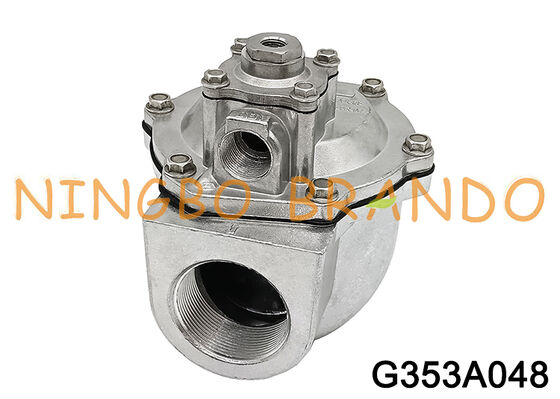 Válvula de pulso controlada por aire G353A048 válvula de control de polvo de diafragma de 2 pulgadas