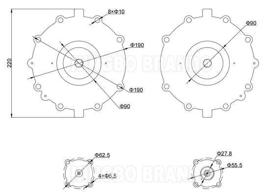 C123432 C123433 Conjuntos de diafragma para válvula de pulso ASCO tipo SCG353D060 SCG353G060 G353.058