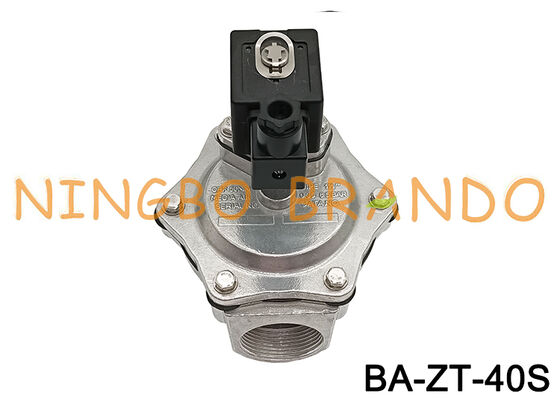 Derecho a través de la válvula del jet del pulso del solenoide 1,5 pulgadas DC24V AC110V AC220V