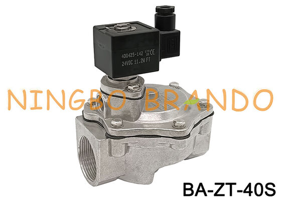 Derecho a través de la válvula del jet del pulso del solenoide 1,5 pulgadas DC24V AC110V AC220V
