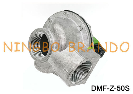 Válvula de diafragma de solenoide de pulso neumático de ángulo recto DMF-Z-50S G2 pulgadas AC220V DC24V