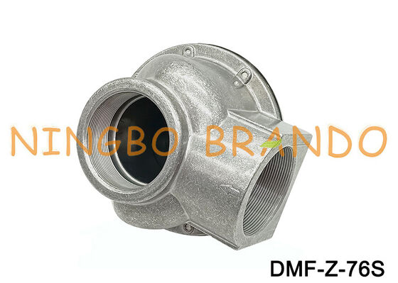Válvula de diafragma de ángulo recto DMF-Z-76S G3'', válvula solenoide de pulso AC220V DC24V