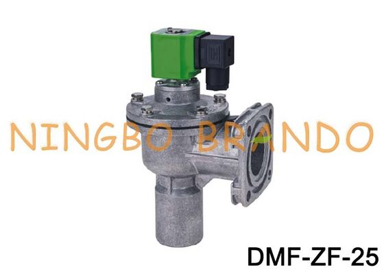 Válvula de chorro de pulso con bridas DMF-ZF-25 Válvula de diafragma eléctrica de 1''