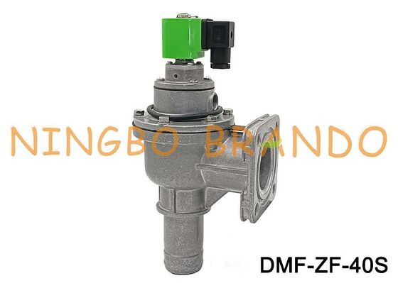 Válvula de diafragma DMF-ZF-40S Válvula de pulso electromagnético con brida de ángulo recto de 1,5 pulgadas