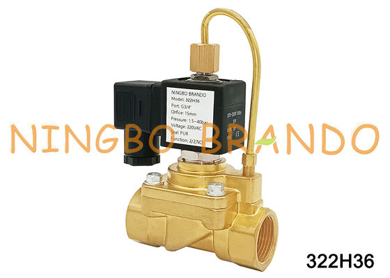 PARKER Tipo 322H36 DC24V Válvula Solenoide Normalmente Abierta 3/4 Pulgada AC220V