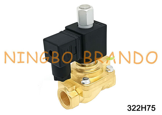 Válvula Solenoide Normalmente Abierta 322H75 G1/2'' 40 bar DC24V AC220V