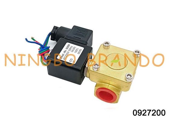 Válvula solenoide serie 0927 0927200 Válvula normalmente cerrada de latón de 1/2''