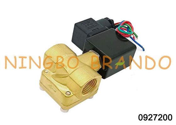 Válvula solenoide serie 0927 0927200 Válvula normalmente cerrada de latón de 1/2''