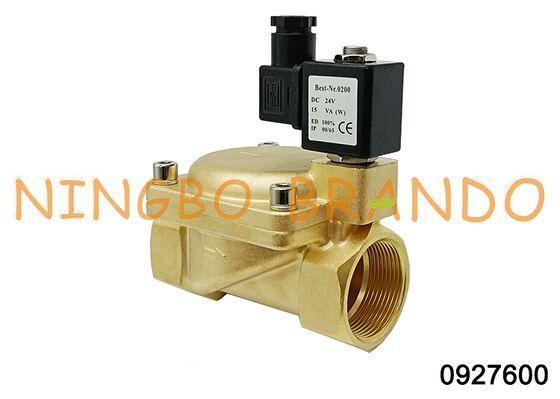 Válvula solenoide operada por piloto de latón serie 0927 0927600 1-1/2''
