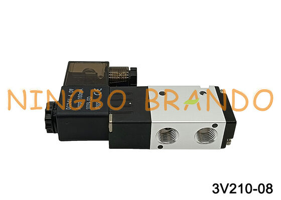3V210-08 Pneumatic Solenoid Valve 3/2 Way Air Control Valve 220V 24V