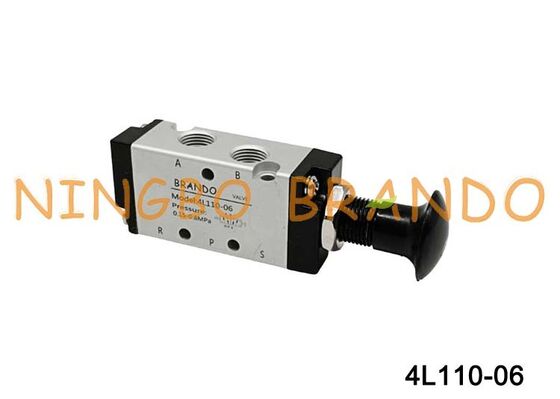 Airtac Tipo 4L110-06 4L Válvula de control de aire push-pull 5/2 vías