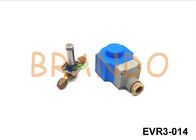 Solenoide del aire acondicionado EVR3-014, pequeña válvula electromagnética normalmente cerrada de 1/4 pulgada