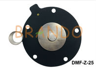 Modifique NBR para requisitos particulares negro el diafragma medio D25 de la válvula del pulso del aire de 1 pulgada en sistema del filtro de la bolsa anti polvo