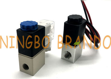 Serie 2V025 - 08 normalmente cerrados de actuación directa neumáticos de aluminio de Airtac 2V025 de la válvula electromagnética con la talla 1/4&quot; del puerto