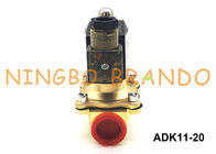 G3/4” tipo válvula electromagnética de cobre amarillo DC24V AC220V de DN20 ADK11-20G/de 20A/de 20N CKD de la manera del retroceso 2 del piloto
