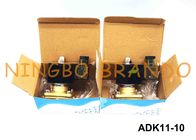 G3/8” tipo válvula de ADK11-10A/de 10G/de 10N CKD de diafragma de cobre amarillo de la manera del retroceso 2 del piloto de la válvula electromagnética